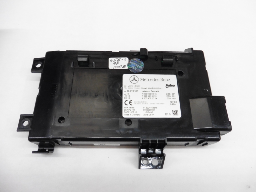 2015-2018 Mercedes Benz W205 Control Unit, Complete A2059009643 