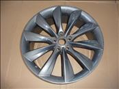 2012 2013 2014 2015 2016 Tesla Model S Turbine 21x8.5 ET40 21" Wheel Rim Light Grey 6005868-00-E; 6005868-01-E OEM OE