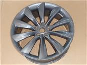 2012 2013 2014 2015 2016 Tesla Model S Turbine 21x8.5 ET40 21" Wheel Rim Light Grey 6005868-00-E; 6005868-01-E OEM OE