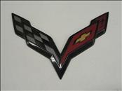 2014 2015 2016 2017 2018 2019 Chevrolet Corvette Front Bumper Emblem Logo Badge 23168616 OEM OE