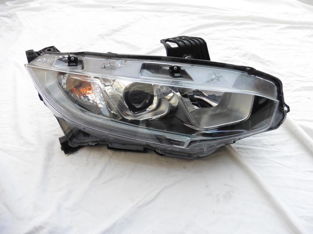 16 18 Honda Civic Right Passenger Halogen Headlight Tgg A010 Oem Oe La Global Parts