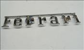 599 GTB Fiorano, GTO, SA Aperta, 612 Scaglietti, Sessanta "FERRARI"  under door Badge Emblem Script 69373900 OEM OE