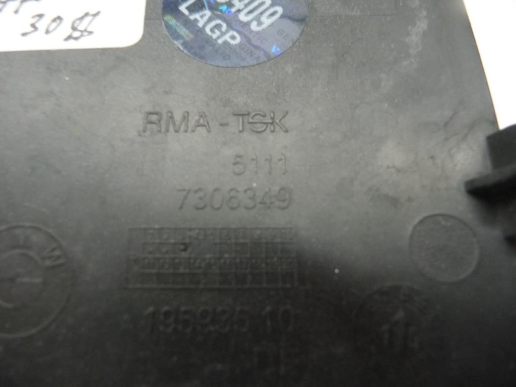 20142017 BMW i3 Front Bumper Tow Hook Eye Cover 51117306349 OEM A1