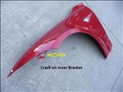 2012 2013 2014 2015 2016 2017 2018 2019 2020 Tesla Model S Left Driver Side Fender Wing Cover With Emblem / Blinker (Side Marker - NO LAMP) 6008022-E0-D; 6007707-00-C  OEM OE