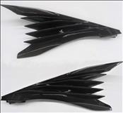 2018 2019 2020 Aston Martin Superleggera Left / Driver & Right / Passenger Front Fender / Wing Carbon Fiber Glossy Black Louvre Grille Vent KY73-280B84-DB & KY73-280B83-DB OEM 
