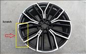 2021 BMW G30 G31 530i Disc Wheel, LT.Alloy, Jet Black, Matte, 8JX20 36118747237 ; 8747237 ; 8747236 OEM OE