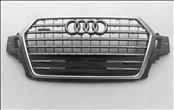 2017 2018 2019 Audi Q7 Front Bumper Radiator Grille with Emblem 4M0853651F OEM OE