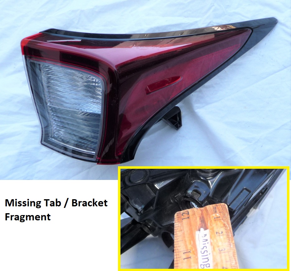 20192021 Toyota Prius Rear Right Passenger Tail Light Lamp 8155047460