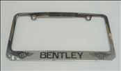 Bentley Azure Arnage License Plate Frame Chrome Plated Metal