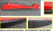 2016 2017 2018 Ferrari 488GTB Spider Left Driver Carbon Fiber Rocker Skirt Molding 86936300 OEM - Damaged