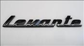2017 2018 2019 2020 2021 Maserati Levante Rear Trunk Lid Emblem Badge Nameplate, Glossy Black 670032428 OEM OE