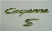 2011 2012 2013 2014 2015 2016 2017 2018 Porsche Cayenne Rear Hatch Emblem Logo Badge 95855967551 OEM OE