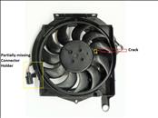 2020 2021 2022 Porsche Taycan Left Radiator Electric Cooling Fan Motor Duct Part#: 9J1121249B; 9J1959456B; 9J1121383