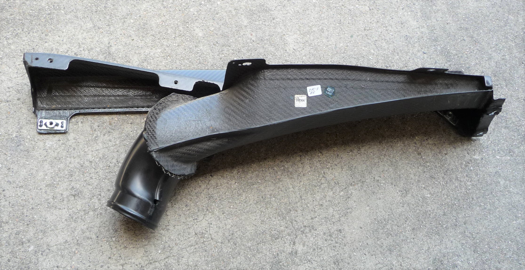 17-19 Ford GT Left Inner side Carbon Fiber Panel Rocker Molding ...