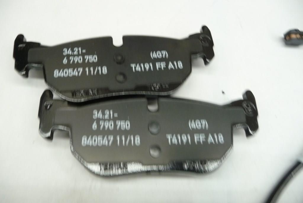 20112015 BMW E84 X1 Set of Brake Pads with Wear Sensors 34212409260