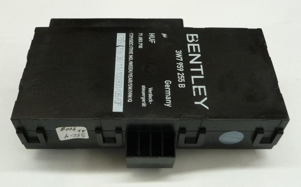 07-18 Bentley Continental GTC Convertible Roof Control Module ...