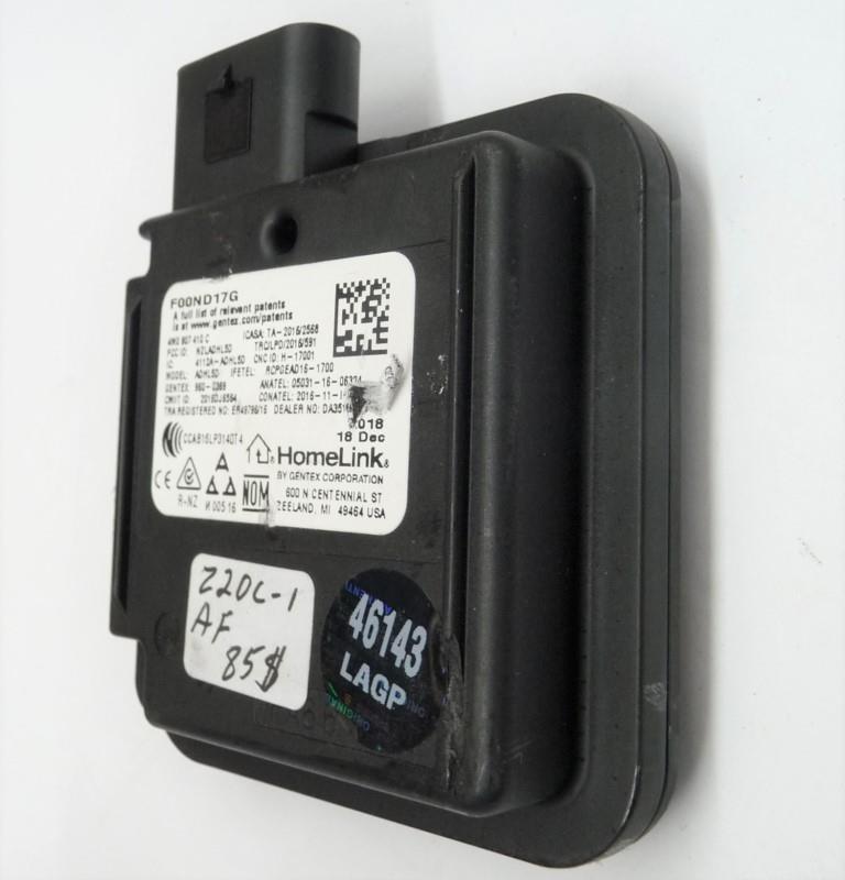 20162022 Audi A4 A5 Q7 S4 S5 Garage Door Opener Control Module