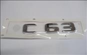 2017 2018 2019 2020 Mercedes Benz W205 C63 Rear Deck Lid Emblem Nameplate A2058170701 OEM OE