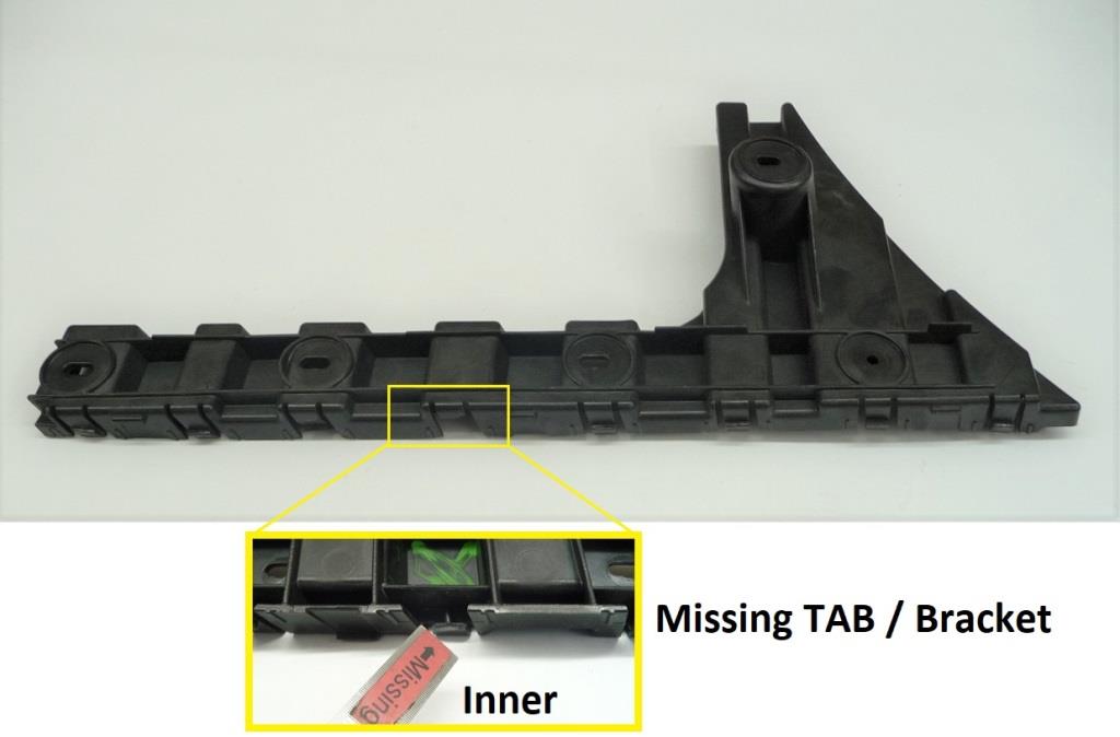 2016 2018 Bentley Continental GT Rear Bumper Mount Bracket RH 