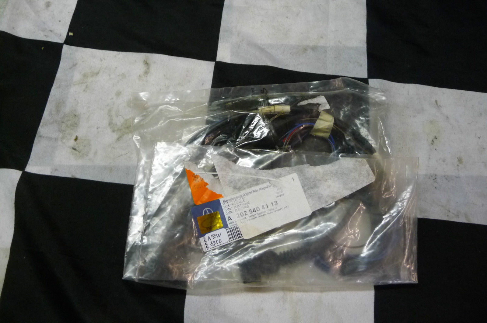 Mercedes Benz C230 C36 Rear Wiring Cable Harness A ... 1997 c36 mercedes benz wiring harness 