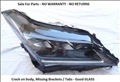 2016 2017 2018 2019 Lexus RX350 RX450 Right Side Triple LED Beam Headlight Lamp 81160-0E290; 1008D20E OEM