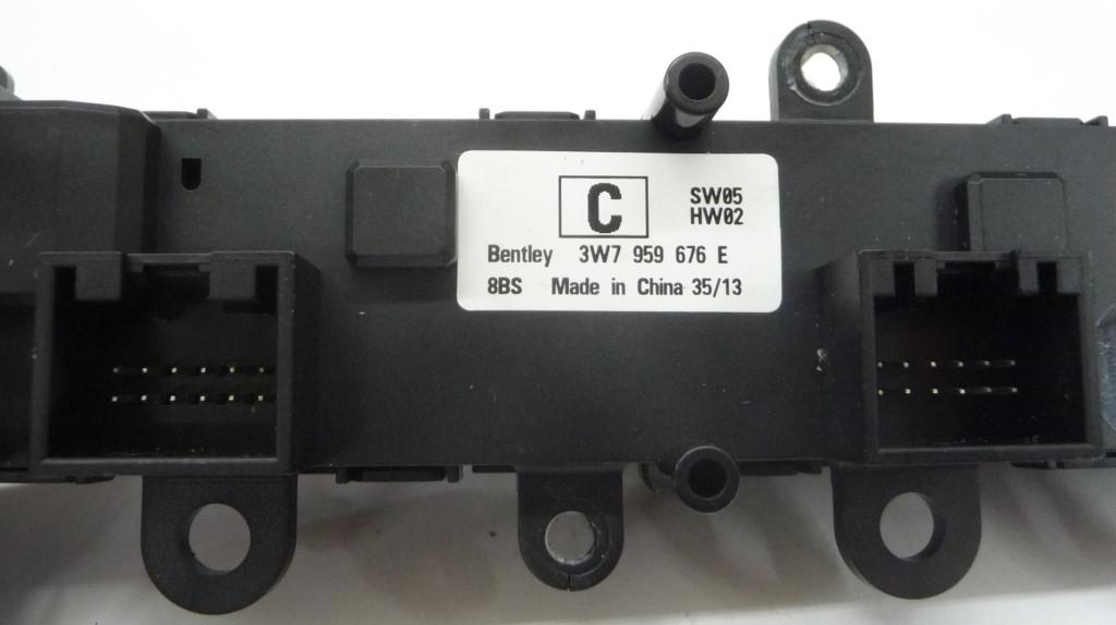 2012-2018 Bentley Continental GTC Switch Unit 3W7959676E OEM A1 | LA ...
