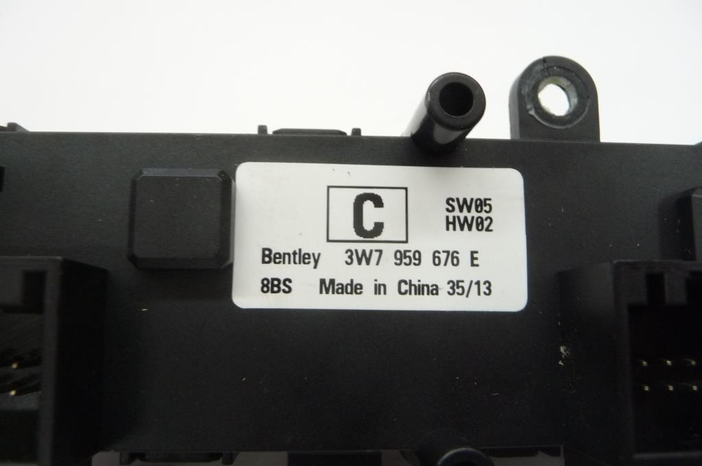2012-2018 Bentley Continental GTC Switch Unit 3W7959676E OEM A1 | LA ...