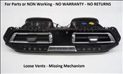 2019 2020 2021 2022 BMW G05 G06 G07 X5 X6 X7 Automatic Air Conditioning A/C Control Panel, Dash Control Unit 64119458537 OEM OE