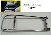 2016 2017 2018 2019 Bentley Bentayga Rear Seat Bar Refrigerator Upper Chrome Trim Bezel 36A633242E OEM