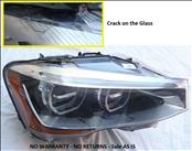 2015 2016 2017 2018 BMW X3 X4 F25 Right RH Passenger Adaptive LED Headlight 7410846-01; LE12F6299 OEM