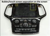 2021 2022 Jeep Grand Cherokee Radio Navigation Display Screen Temperature Climate Control Panel 68388550AB ; 68388450AB OEM OE