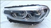 2018 2019 2020 2021 BMW G01 G02 X3 X4 Left Driver Side Adaptive LED Headlight 8496827-01; LE15E6372 Bare - No Cover - No Modules