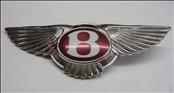 2015 2016 2017 2018 Bentley Continental GT GTC Radiator Grill Emblem Badge 3W8854511 ; 4W0807621A OEM OE