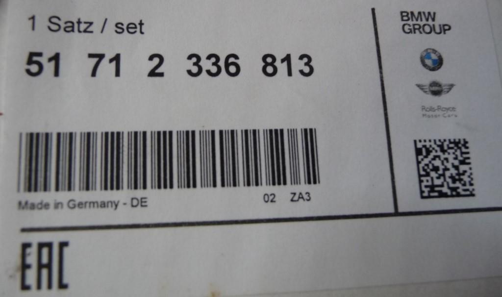 2015-2020 BMW F32 F33 F36 Front Left Upper Kidney Grille 51712336813 ...