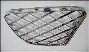 2012-2013 Bentley Continental GT GTC Front Bumper Left Bright Chrome Grille 3W3807683J OEM