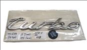 2014 2015 2016 2017 2018 2019 Porsche 911 Turbo Rear Bumper Emblem Badge Nameplate 99155924700 OEM OE