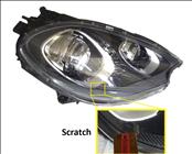 2015 2016 2017 Porsche Macan Turbo Right Passenger PDLS (Porsche Dynamic Light System) HID Xenon Headlight 95B941032FH; 760.82.000.12 (Bare) OEM OE