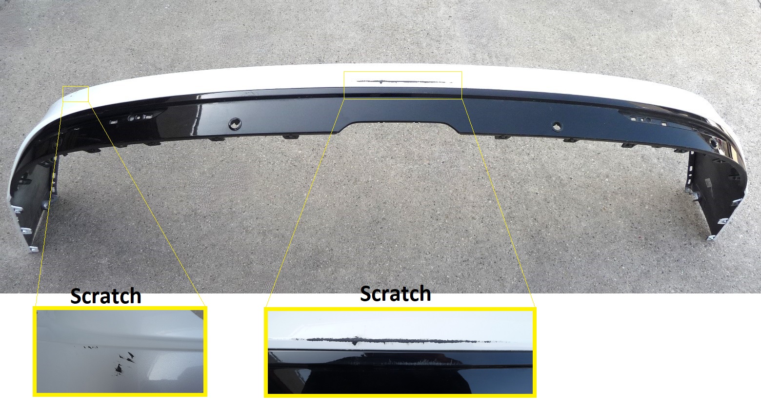 2022 2023 Lucid Air Rear Bumper Upper Fascia Cover Panel P11-E220 OEM ...