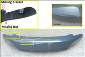 2016 2017 McLaren 675LT Front Bumper Carbon Fiber Upper Molding Moulding Cover NON PDC Type, Front Camera Type Part # 1211A9814RP-02 11A9814RP OEM
