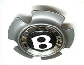 2012 2013 2014 2015 2016 2017 2018 Bentley Continental GT GTC Wheel Silver Hub Black Cap 3W0601165BA; 3W0601159T; 3W0601157A OEM