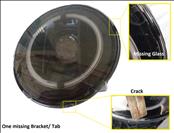 2019 2020 2021 2022 2023 Mercedes Benz W463 G-Wagon Right Black Bezel LED Headlight 4639069402; A4639069402/001 (Bare - Mo Modules) OEM OE