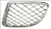 2009 2010 Bentley Continental GT GTC Front Left Bumper Bright Chrome Grille 3W8807683E OEM OE