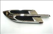 2017 2018 2019 2020 Bentley Bentayga 1st Generation Left Driver Side Fender Cooling Air Chrome Grille 36A821273D OEM OE