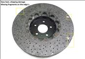 2017 2018 2019 2020 2021 2022 McLaren 720S Rear CCM Ceramic Brake Brembo Disk Rotor 14C0034CP; 49T32210 OEM OE