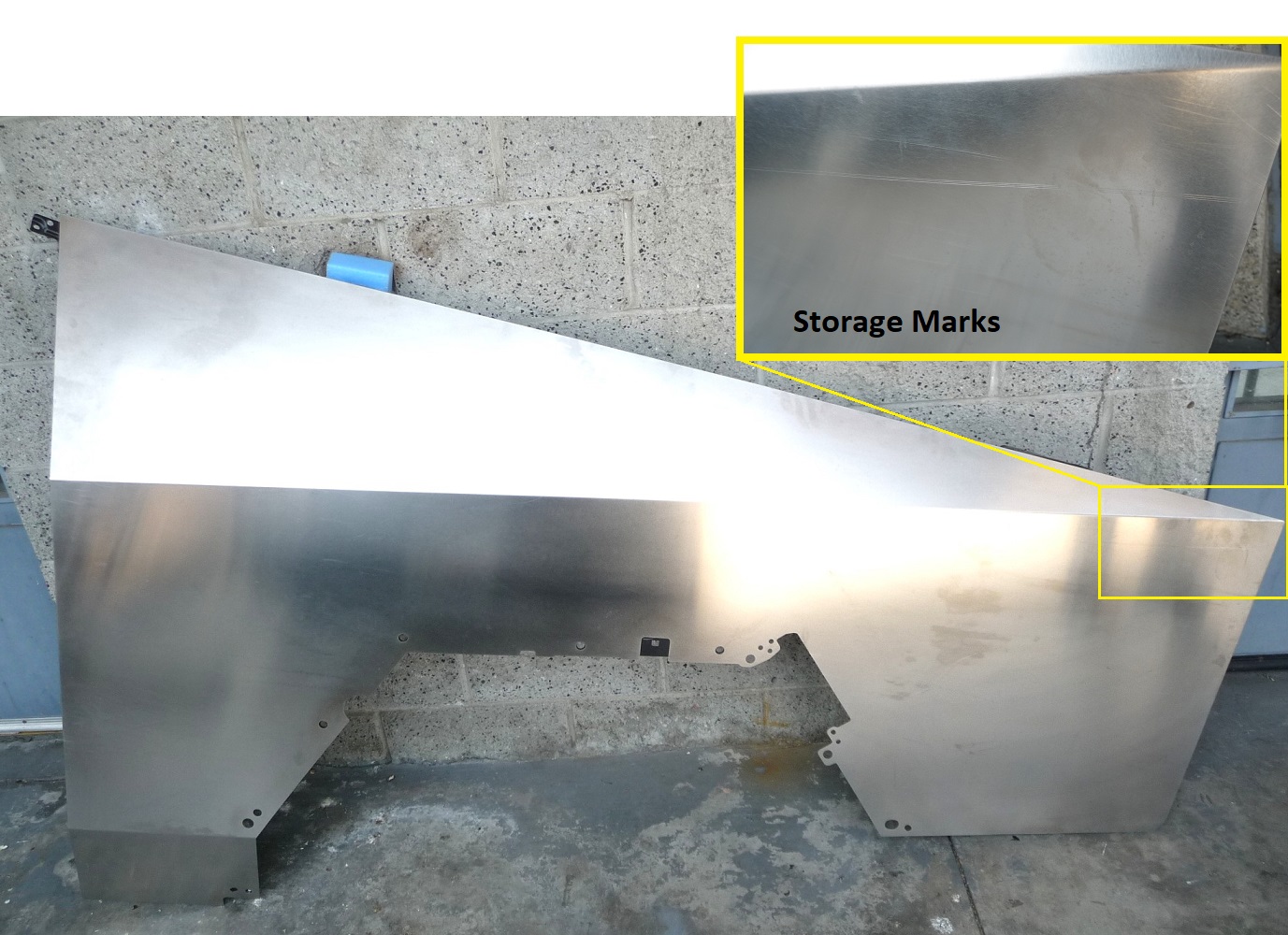 2024 2025 Tesla Cybertruck Rear Left 1/4 Panel Cover Fender 1928316-90 ...