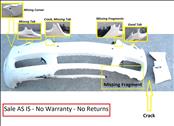 2003 2004 2005 2006 2007 2008 Bentley Continental GT GTC two (2) door Coupe Convertible Front Bumper Cover 3W8807221 OEM OE