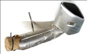 2016 2017 2018 2019 2020 Mclaren 570S 570GT Rear Right Passenger Side Muffler Exhaust Tip Silver Matt 13H0260CP / Silver Matt Finish OEM OE