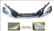 2015 2016 McLaren 650S Front Bumper Carbon Fiber Splitter Spoiler 11A6845CP.04, OEM OE