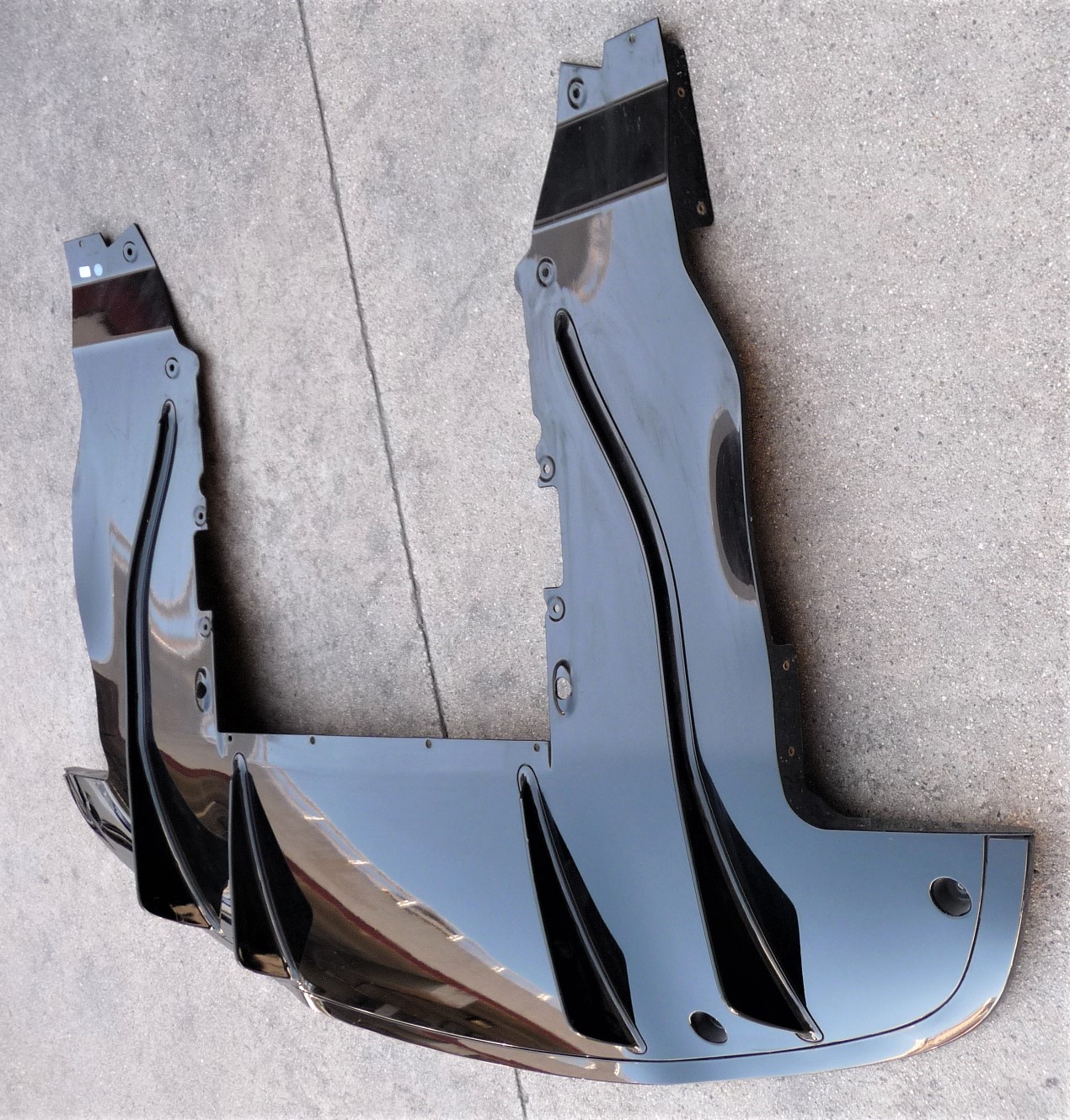 2017-2024 McLaren 720s Rear Bumper Lower Diffuser Cover Shield ...