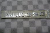 2005 2006 2007 2008 2009 2010 2011 2012 2013 2014 Mercedes Benz SLK350 Rear Trunk Lid Emblem Badge Nameplate Model Plate NEW A 1718170415 OEM OE